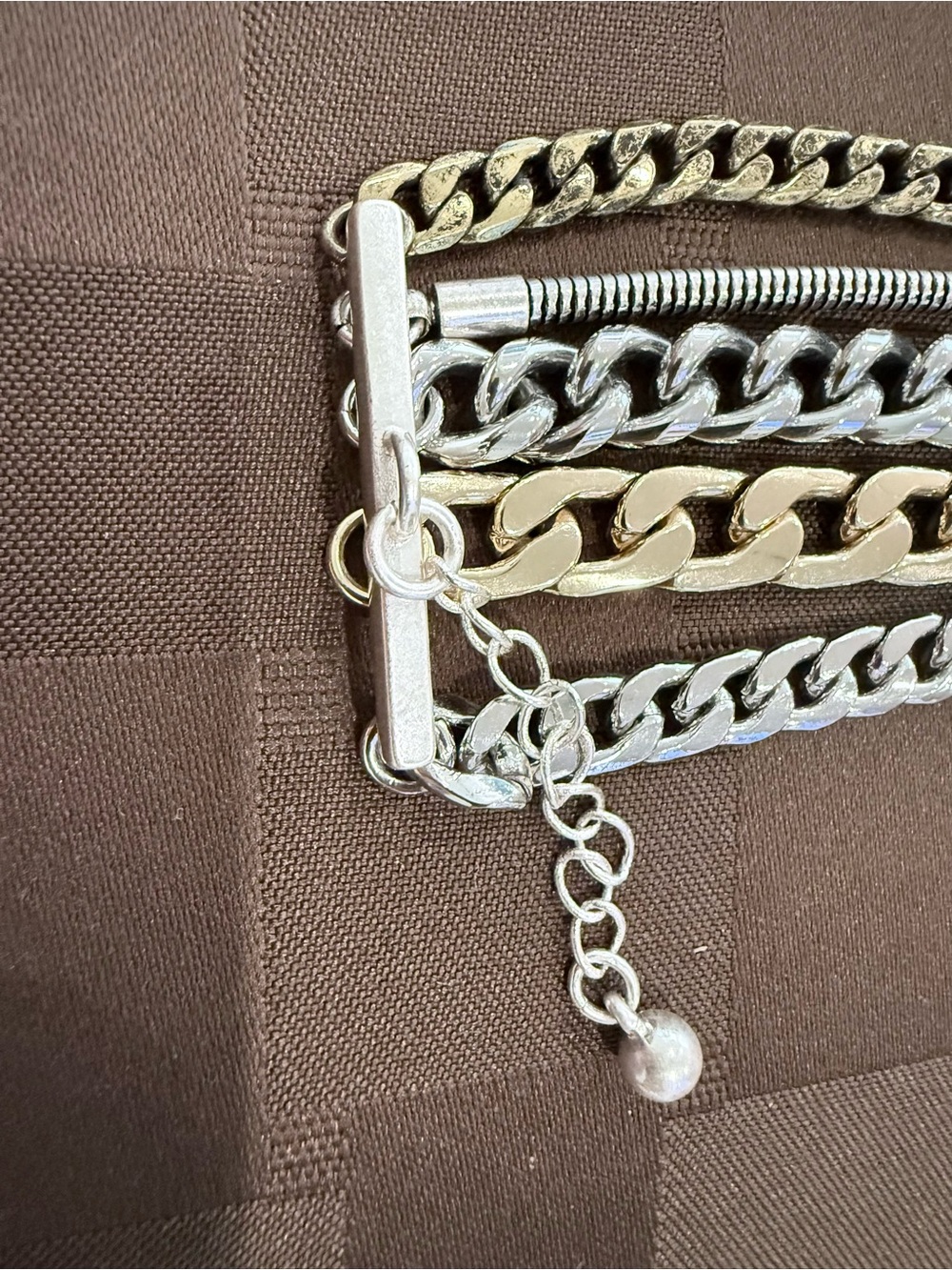 Jenny Bird "Austin" Mixed
MetalMulti-Chain Cuff Bracelet - Picture 5 of 10